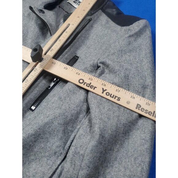 MTWTFSS Weekday Women Nikita Mix Jacket Biker Size XS NEW NWOT - Picture 11 of 16